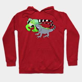 Two Iguanas Hoodie